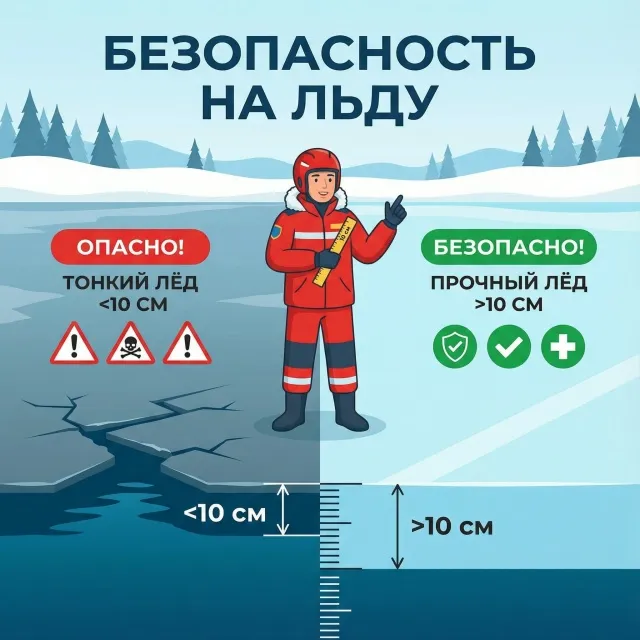 ПАМЯТКА - ТОНКИЙ ЛЕД.